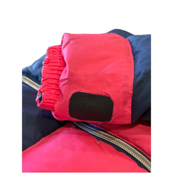 Ralph Lauren Polo Girls Down Filled Puffer Jacket W/ Snap Hood Size 5 Pink Blue - Picture 10 of 10